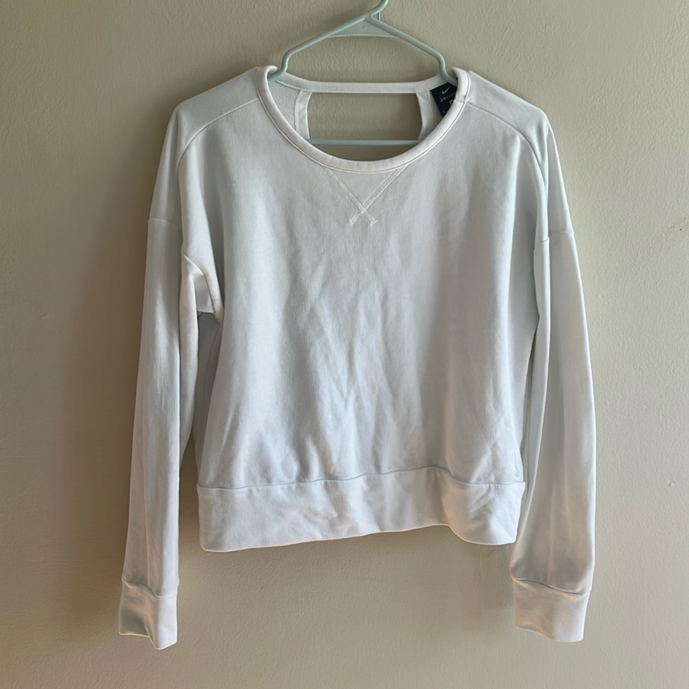 Nike women’s sweatshirt, open back, like new